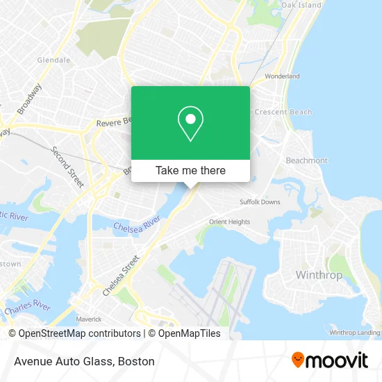 Avenue Auto Glass map