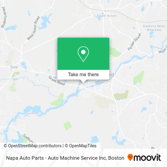 Napa Auto Parts - Auto Machine Service Inc map