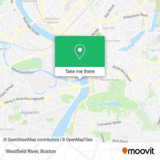 Westfield River map