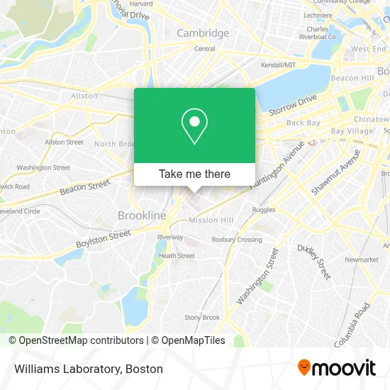 Williams Laboratory map