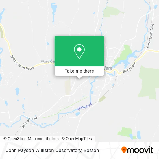 John Payson Williston Observatory map