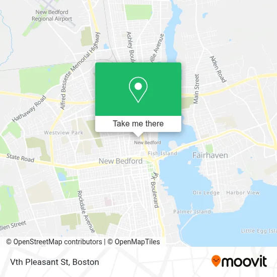 Vth Pleasant St map