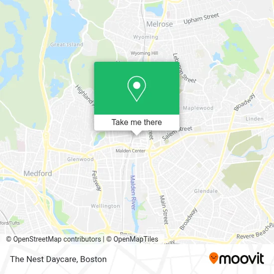 The Nest Daycare map