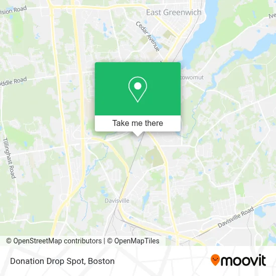 Donation Drop Spot map