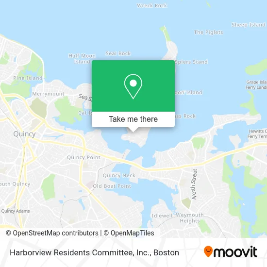 Harborview Residents Committee, Inc. map