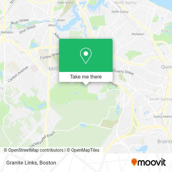 Granite Links map