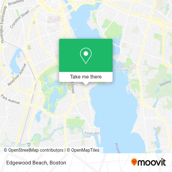 Edgewood Beach map
