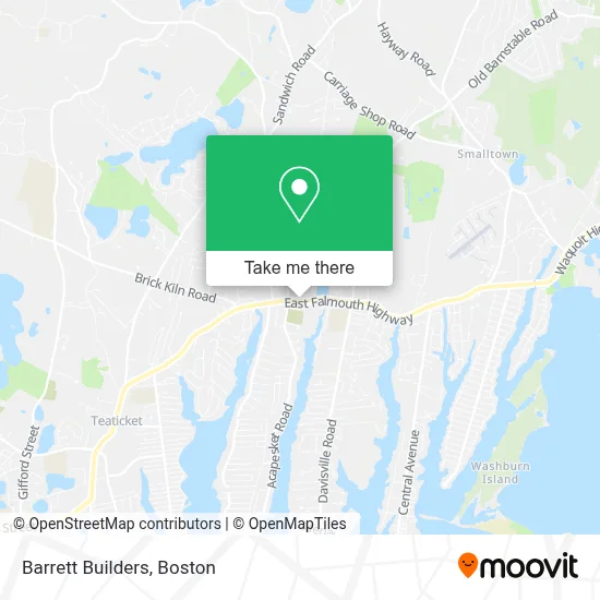Barrett Builders map