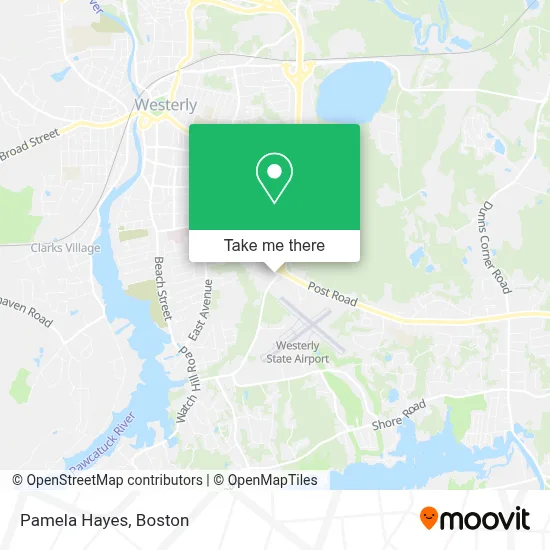Pamela Hayes map
