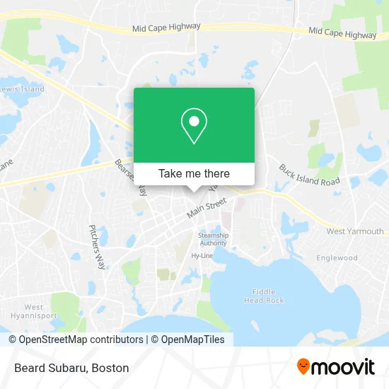 Beard Subaru map