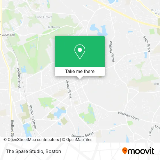 The Spare Studio map
