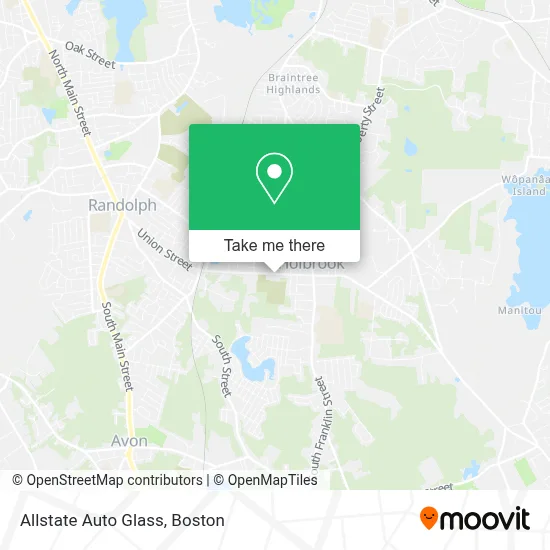 Allstate Auto Glass map