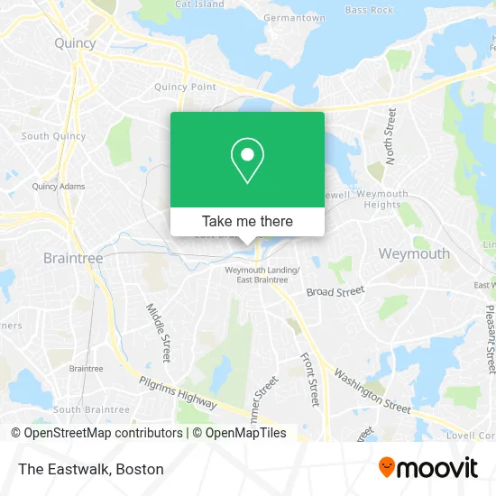 The Eastwalk map