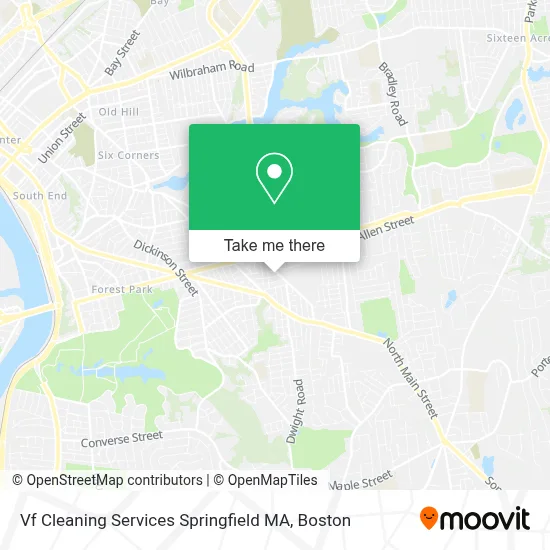 Vf Cleaning Services Springfield MA map