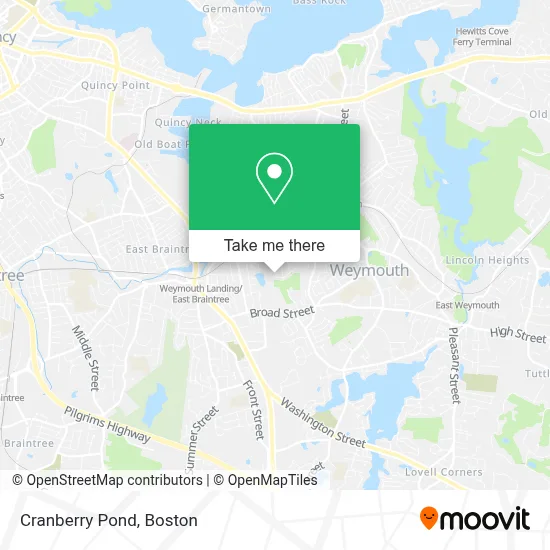 Cranberry Pond map