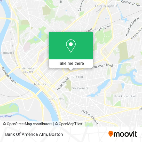 Bank Of America Atm map