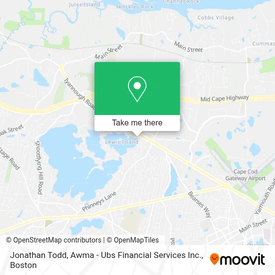 Jonathan Todd, Awma - Ubs Financial Services Inc. map