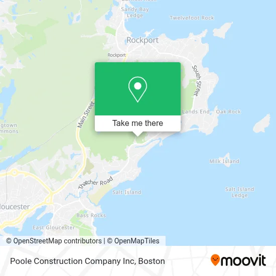 Poole Construction Company Inc map