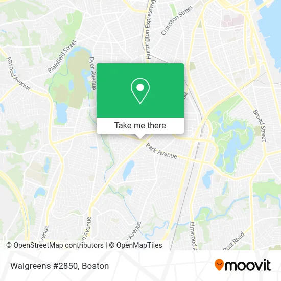 Walgreens #2850 map