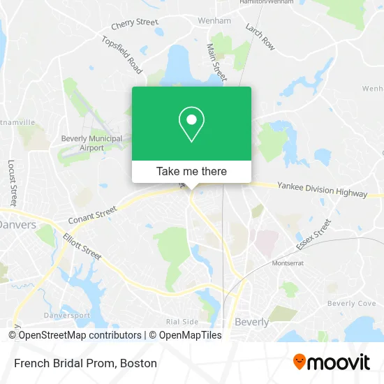 French Bridal Prom map