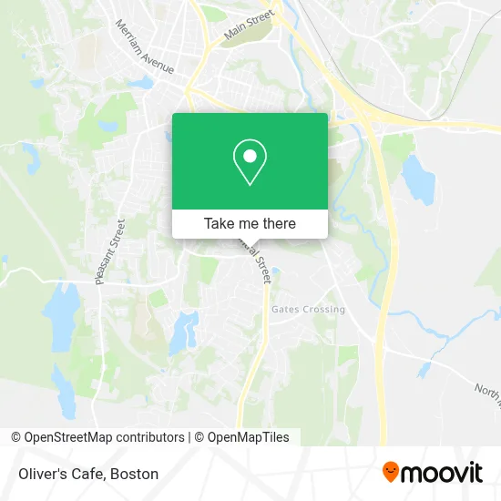 Oliver's Cafe map