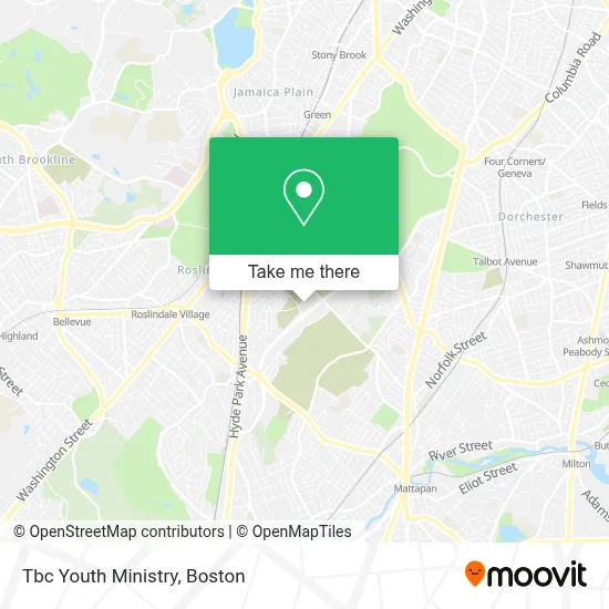 Tbc Youth Ministry map