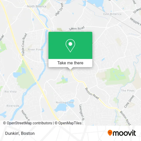 Dunkin' map