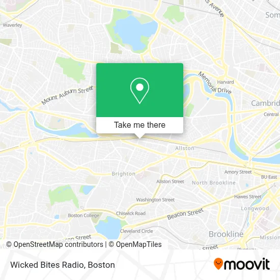 Wicked Bites Radio map