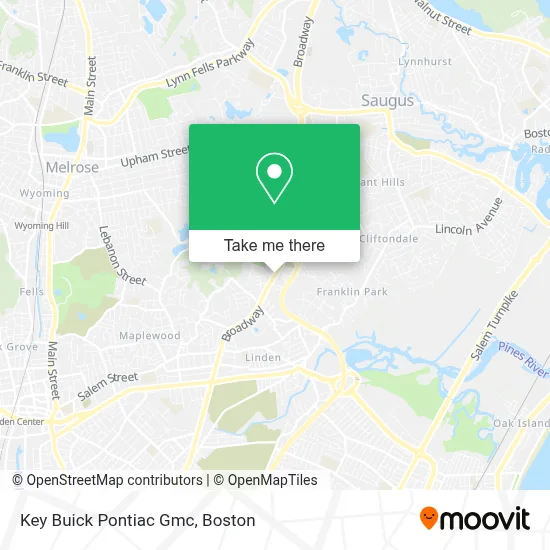 Key Buick Pontiac Gmc map