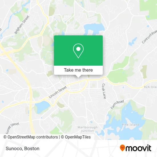 Sunoco map