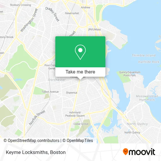 Keyme Locksmiths map