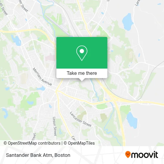 Santander Bank Atm map