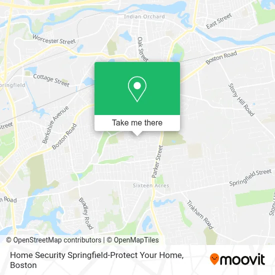 Home Security Springfield-Protect Your Home map