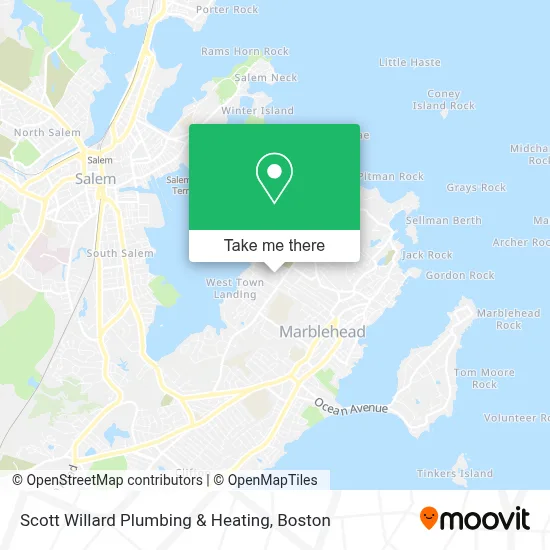 Scott Willard Plumbing & Heating map