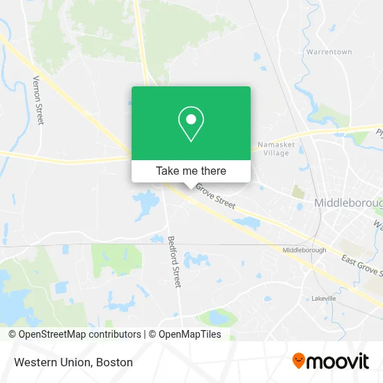 Western Union map