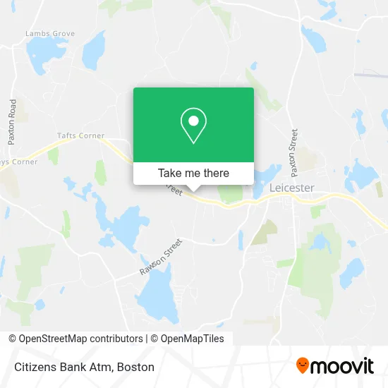Citizens Bank Atm map