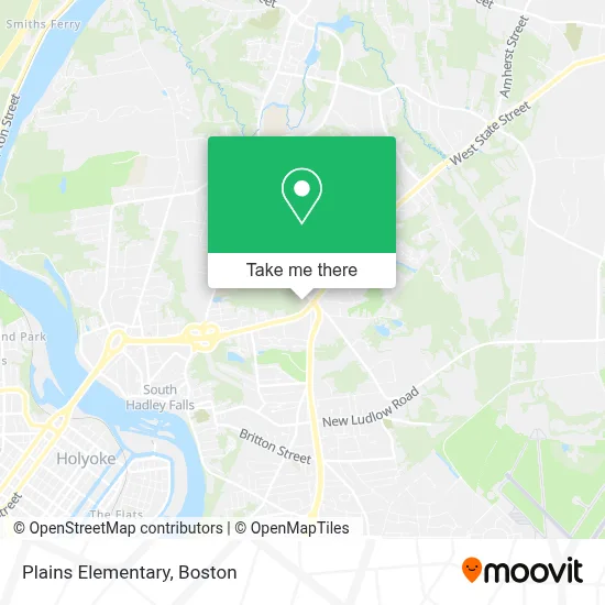Plains Elementary map