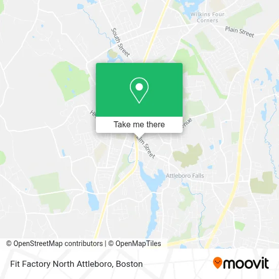 Fit Factory North Attleboro map
