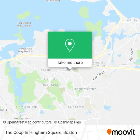 The Coop In Hingham Square map