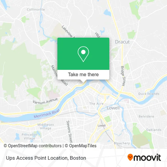 Ups Access Point Location map