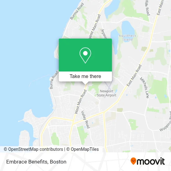 Embrace Benefits map