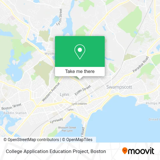 College Application Education Project map