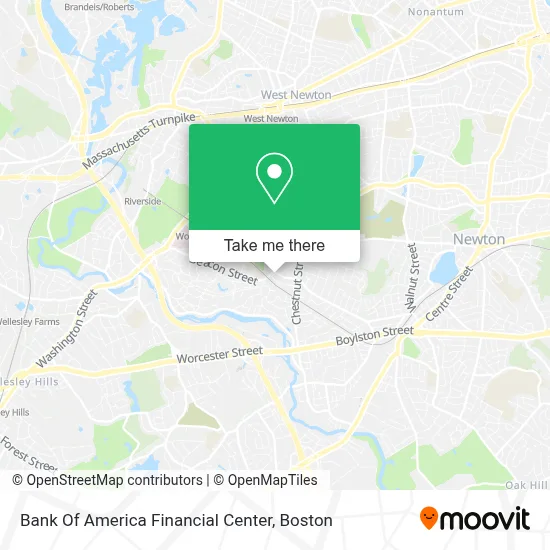 Bank Of America Financial Center map