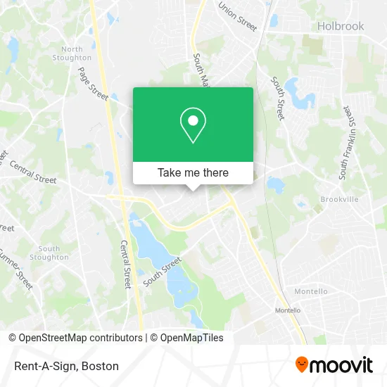 Rent-A-Sign map