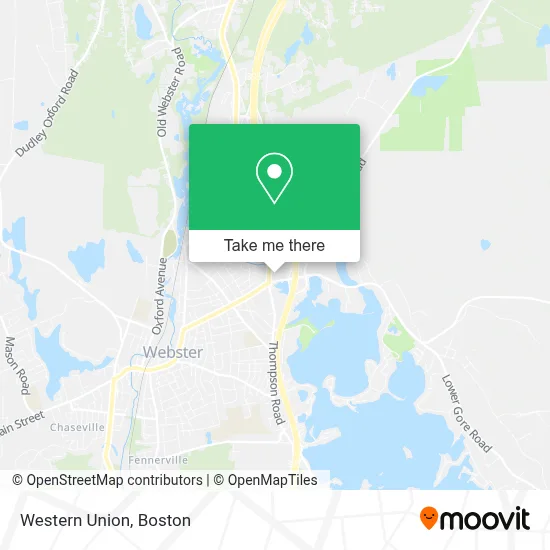 Western Union map