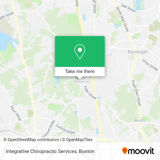 Integrative Chiropractic Services map