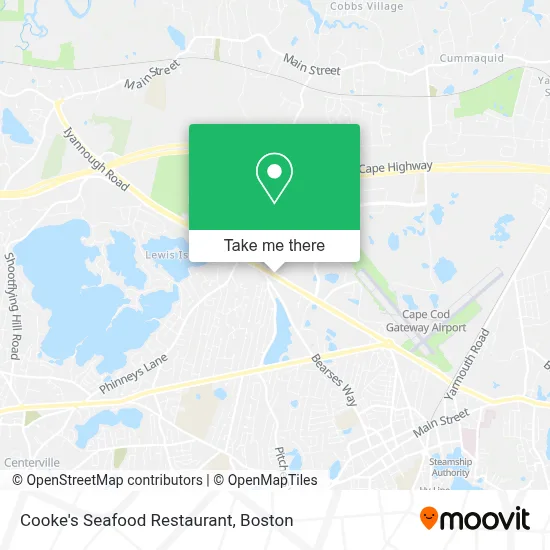 Cooke's Seafood Restaurant map