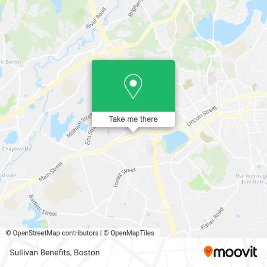 Sullivan Benefits map