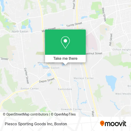 Piesco Sporting Goods Inc map