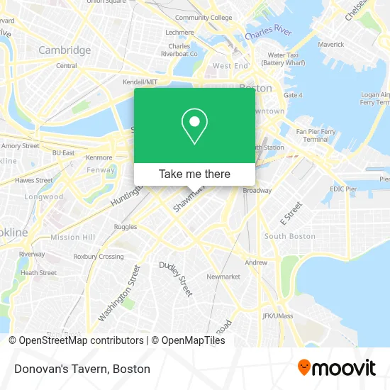 Donovan's Tavern map